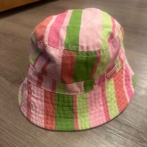 Mossimo Target Striped Pink and Green Bucket Hat